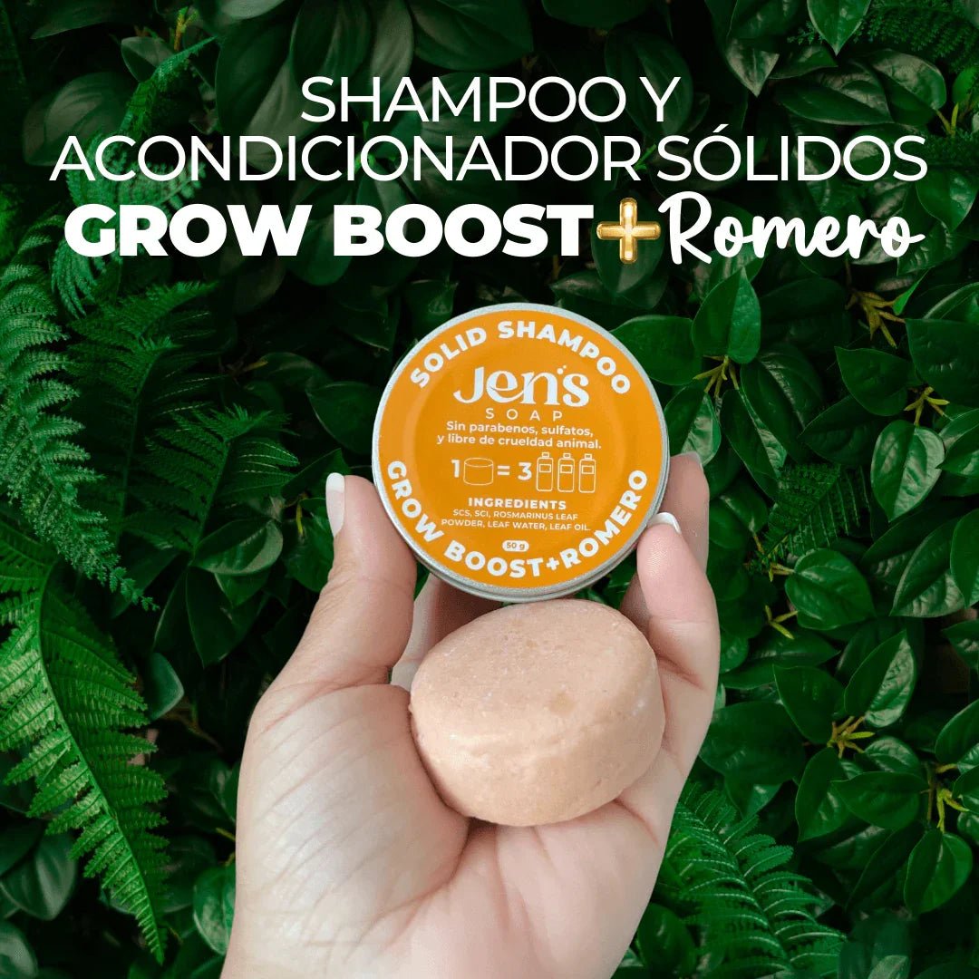 Shampoo Sólido Grow Boost + Romero - Jens