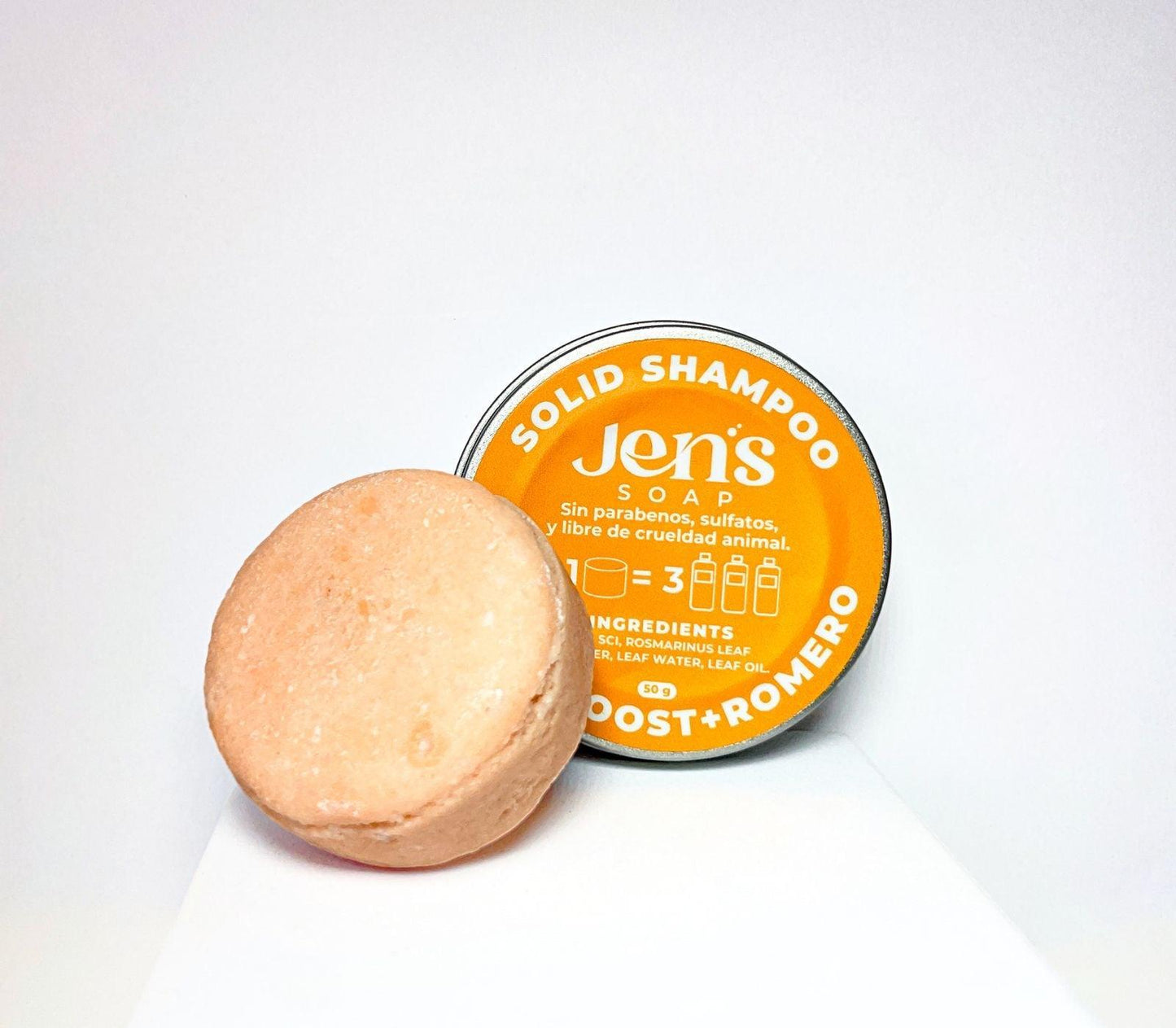 Shampoo Sólido Grow Boost + Romero - Jens