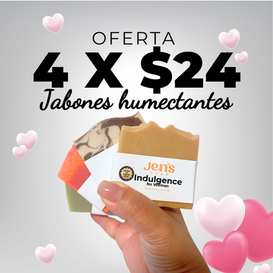 4 Jabones x$24