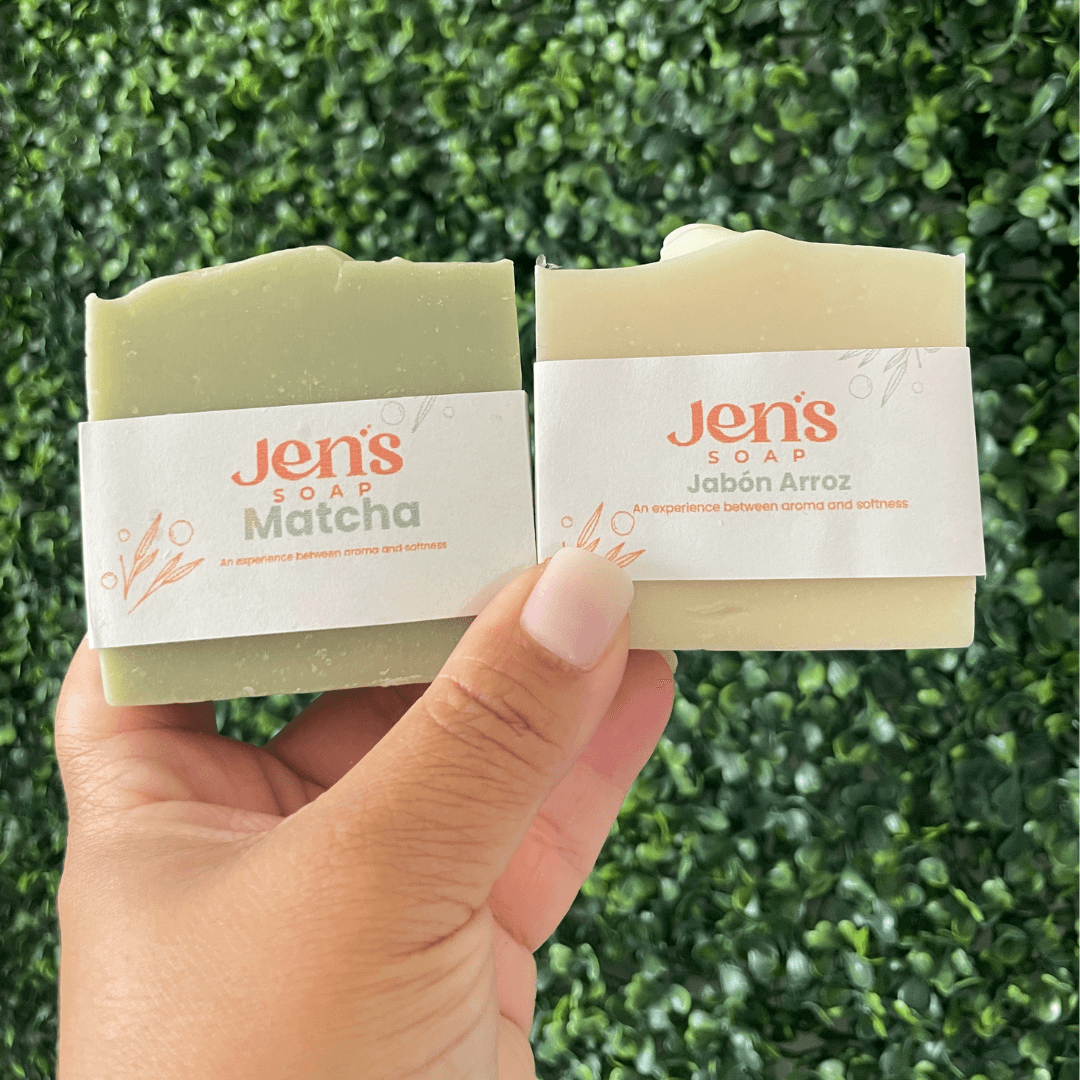 Combo Jabón de Arroz y Jabón Matcha - Jens