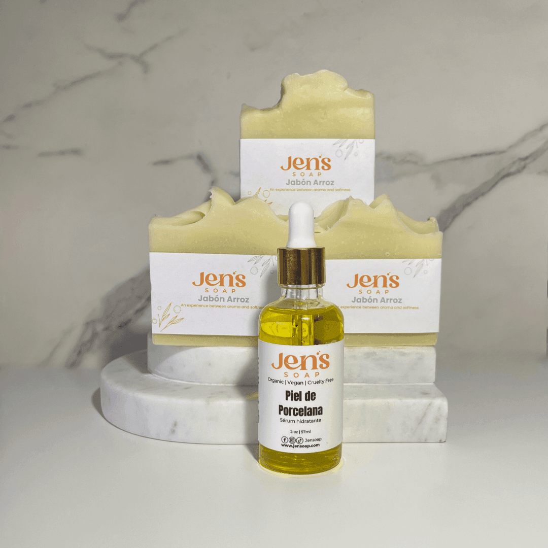 Combo Jabón de Arroz + Serum Piel Porcelana - Jens