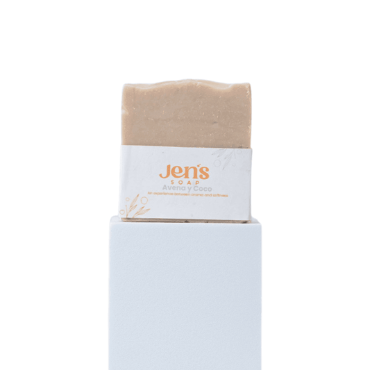 Jabón Avena y Coco, Exfolia, nutre e hidrata - Jens