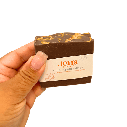 Jabón de Café - estrías y celulitis - Jens