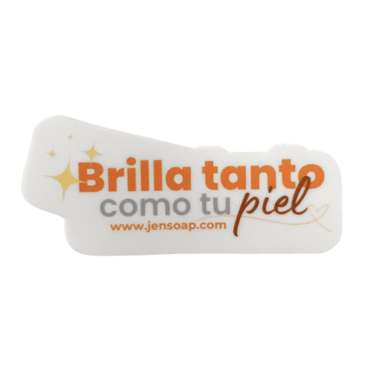 Mini Sticker Brilla tanto como tu piel. - Jens