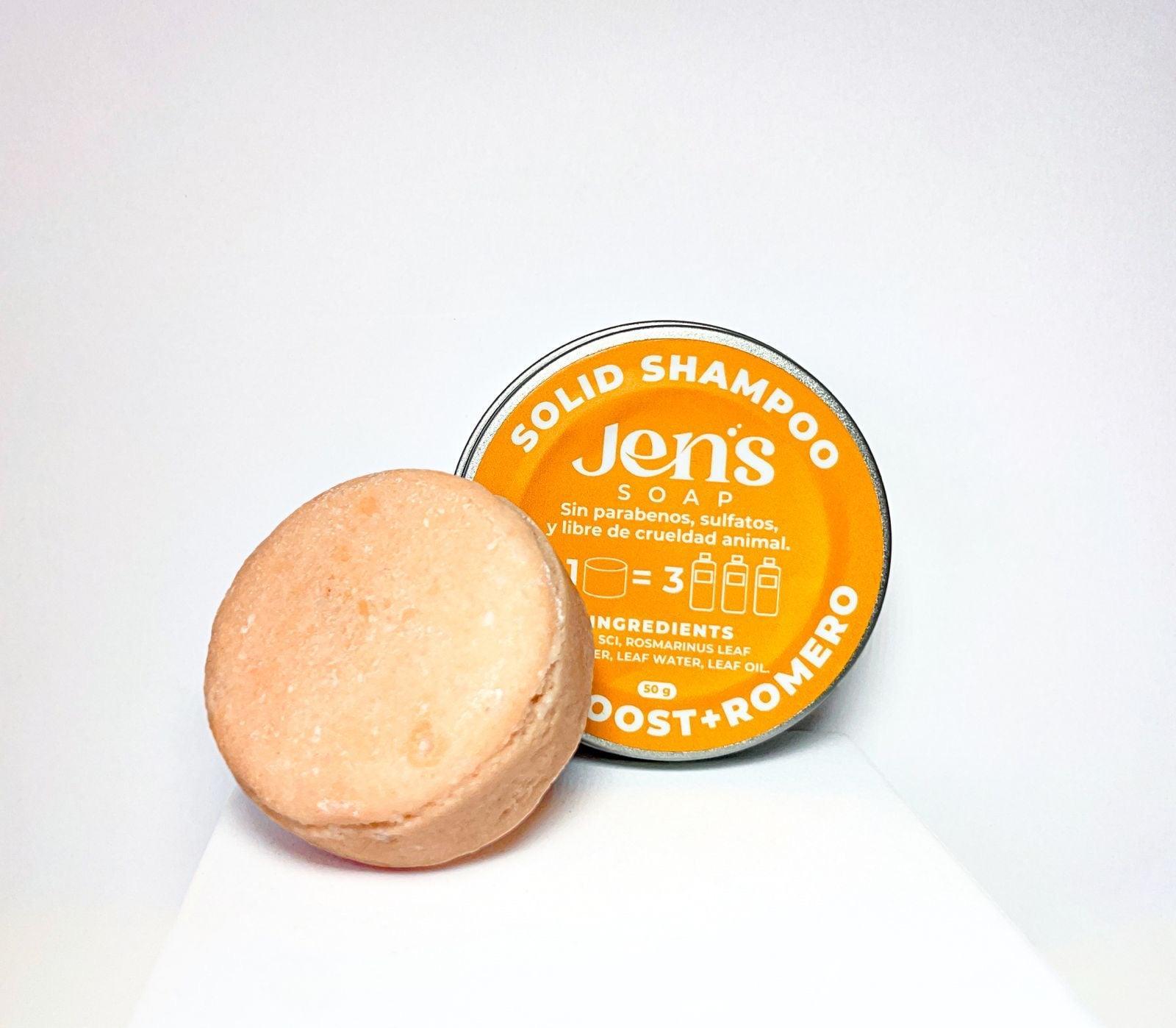 Shampoo Sólido Grow Boost + Romero - Jens